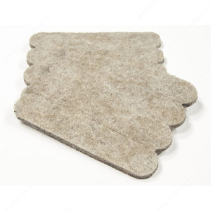 ECO FELTAC Strip Felt Pads, Length - Overall Dimensions 2 5/8 in, Width - Overall Dimensions 1/2 in, Finish Beige ECO FELTAC Strip Felt Pads, Length - Overall Dimensions 2 5/8 in, Width - Overall Dimensions 1/2 in, Finish Beige