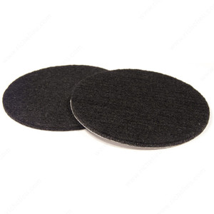 ECO FELTAC Round Felt Pads, Diameter 4 in, Finish Black ECO FELTAC Round Felt Pads, Diameter 4 in, Finish Black