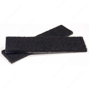ECO FELTAC Strip Felt Pads, Length - Overall Dimensions 4 in, Width - Overall Dimensions 1 in, Finish Black ECO FELTAC Strip Felt Pads, Length - Overall Dimensions 4 in, Width - Overall Dimensions 1 in, Finish Black