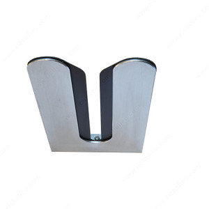 Wine Glass Holder, Width 6 1/4 in, Material Brushed Aluminum, Number of Glasses 3 Wine Glass Holder, Width 6 1/4 in, Material Brushed Aluminum, Number of Glasses 3