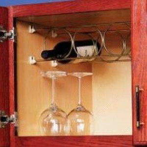 Wine Rack Frosted Nickel