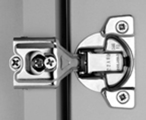 108D One Piece Face Frame Hinges, 1-3/8", Dowel Cup, 42mm