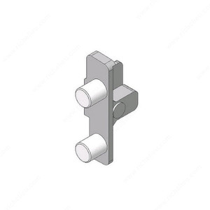 Standard Drawer Front Fixing Bracket for Metabox N, Mounting Press-on, Position Right PRO-PACK 3