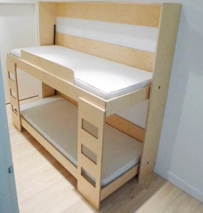 Unfinished Plywood Collapsible Foldable Bunk Bed "Ana"Complete Bank Bed Choose Size, Requires Assembly Twin38-in x 75-in each level, no matrass Unfinished Plywood Collapsible Foldable Bunk Bed "Ana"Complete Bank Bed Choose Size, Requires Assembly Twin38-in x 75-in each level, no matrass