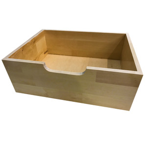Birch Wood Drawer Box with Pull Cutout MD3, Choose sizes, Build your drawer Birch Wood Drawer Box with Pull Cutout MD3, Choose sizes, Build your drawer