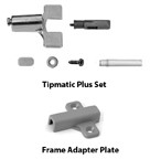 Touch-Latch Push Open Hinge Adapters Set, Tipmatic Plus Set