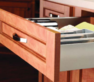 Integrated Metal Drawer Side/Slide System, 88 lb. Cabinet Member Set, 11" L Integrated Metal Drawer Side/Slide System, 88 lb. Cabinet Member Set, 11" L