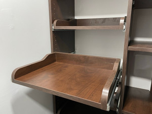 Pull Out Sliding Drawer-Shelf "Elegance" With Open Front Melamine Soft Close Slides- side mount or Bottom mount, custom made any size Active Pull Out Sliding Drawer-Shelf "Elegance" With Open Front Melamine Soft Close Slides- side mount or Bottom mount, custom made any size Active