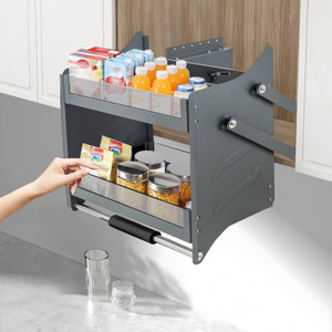Custom made PULL down Cabinet Organizer "Dolche", multi Tier Kitchen Cabinet Pull Down Shelf Spice Rack Organizer, For Kitchen Bar Cafe Cabinets, CHOOSE WIDTH Load 26.4 Lbs, minimum Depth 12"required, pull-Down Lift Shelf Custom made PULL down Cabinet Organizer "Dolche", multi Tier Kitchen Cabinet Pull Down Shelf Spice Rack Organizer, For Kitchen Bar Cafe Cabinets, CHOOSE WIDTH Load 26.4 Lbs, minimum Depth 12"required, pull-Down Lift Shelf