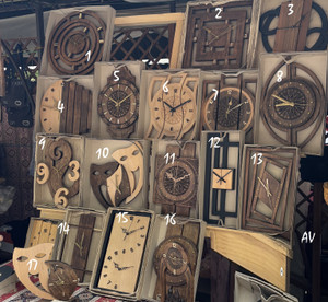 Wall Clock Hand Curved Solid Wood , Choose Model, 30 days to curve Wall Clock Hand Curved Solid Wood , Choose Model, 30 days to curve