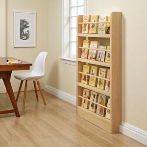 Copy of Custom Wooden Book Magazines Storage "Sweden" for Home Organization, Featuring Rod Shelves, Standing Shelf Copy of Custom Wooden Book Magazines Storage "Sweden" for Home Organization, Featuring Rod Shelves, Standing Shelf