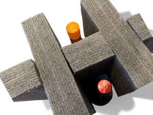 Shipping Foam Packing For Wine Bottles "Chess" Choose Size