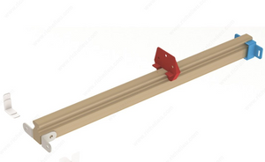 Central Undermount Wood Slide with Support , Complete set