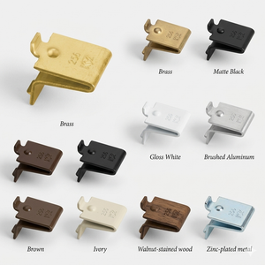 1 WHITE KV0256 KV256 Shelf Support pilasters, Choose your color Almond, Brass,Brown,White,Aluminum, Zink KV256