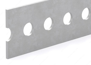 1 3/8" Wide Perforated Flat Bar steel ,3/8"Holes 3/8" spacong 5/64"Thick, Choose your size.