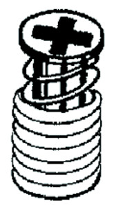 Wood Screws/Dowels for Grass Hinges, VS Hinge Cup Dowel, 10mm