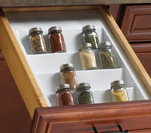 Drawer Tray Inserts,21-1/2", Trim-To-Fit