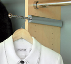 Telescopic Valet Rods, 14" Deep, Oil Rubbed Bronze