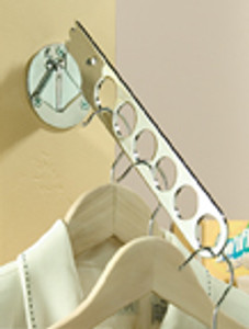 Adjustable Laundry Valets, Satin Nickel