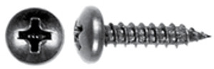 Truss Head Phillips Drive Screws, Fine Thread, 5/8" x 7, Zinc
