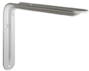 Shelf Brackets, 8"SL x 5-1/4"WL, White