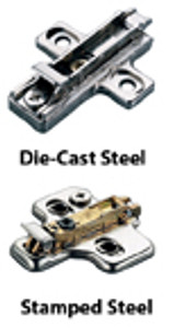 STL MTG PLT, SCREW-ON, 6MM, 2 CAM