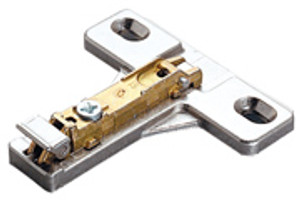 Salice Face Frame Adapter Mounting Plates, Single Cam, 4MM, 1 CAM