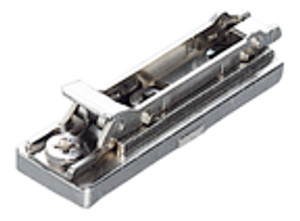 Clip-On, In Line Hinge Mounting Plates, SCREW-ON , 3MM, 2 CAM Clip-On, In Line Hinge Mounting Plates, SCREW-ON , 3MM, 2 CAM