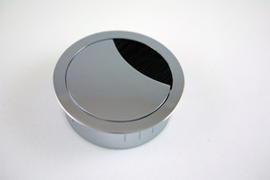 Polished Chrome, 80mm Executive Round Grommet Polished Chrome, 80mm Executive Round Grommet