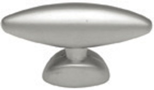 OVAL KNOB, PEARL NICKEL OVAL KNOB, PEARL NICKEL
