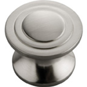 KNOB , 1-1/4" DIA STN NIC KNOB , 1-1/4" DIA STN NIC