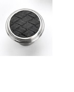 1-1/8" DIA., STN NKL FIN W-BLACK INSERT 1-1/8" DIA., STN NKL FIN W-BLACK INSERT