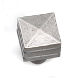 7/8" SQUARE, ANTIQUE PEWTER FINISH 7/8" SQUARE, ANTIQUE PEWTER FINISH