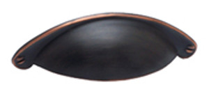 CUP PULL, 64MM C/C, VERONA BRONZE CUP PULL, 64MM C/C, VERONA BRONZE