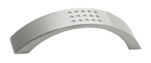 PULL, ARC WITH HOLES, SATIN NICKEL B01HW6MXGI.P4296-SN 3 3/4" (96mm) cc PULL, ARC WITH HOLES, SATIN NICKEL B01HW6MXGI.P4296-SN 3 3/4" (96mm) cc