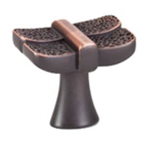 KNOB, 1-5/16 X 15/16 VERONA BRONZE KNOB, 1-5/16 X 15/16 VERONA BRONZE