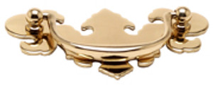 BAIL PULL, 3"C/C, POLISHED BRASS BAIL PULL, 3"C/C, POLISHED BRASS