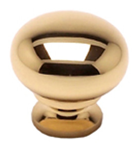 KNOB, 1-1/4", HOLLOW BRASS KNOB, 1-1/4", HOLLOW BRASS