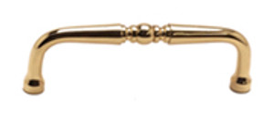 PULL, 3-1/2"C/C, SOLID BRASS PULL, 3-1/2"C/C, SOLID BRASS