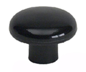 KNOB, 1-1/2", POLYPRO BLACK KNOB, 1-1/2", POLYPRO BLACK