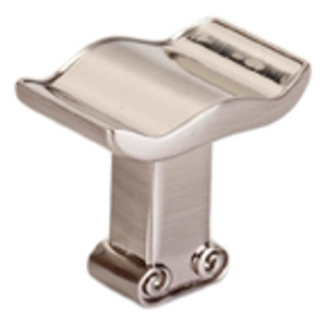 KNOB 1.26" BRUSHED NICKEL FINISH KNOB 1.26" BRUSHED NICKEL FINISH