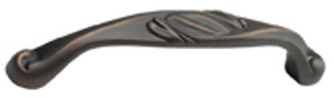 6" C/C SOLID BRASS PULL, ANCIENT BRONZE 6" C/C SOLID BRASS PULL, ANCIENT BRONZE