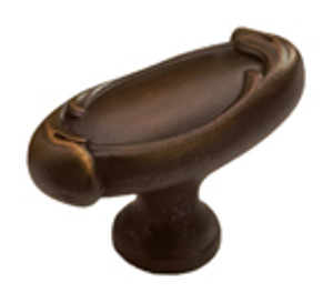 ANCIENT BRONZE OVAL KNOB, 1-7/8" ANCIENT BRONZE OVAL KNOB, 1-7/8"