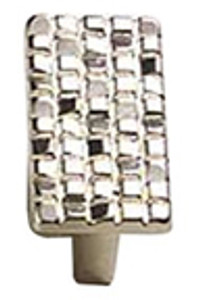 MOSAIC RECTANGLE KNOB, 32MM C/C,STN NCKL MOSAIC RECTANGLE KNOB, 32MM C/C,STN NCKL