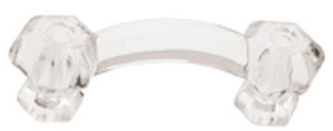 3" VICTORIAN GLASS PULL 3" VICTORIAN GLASS PULL