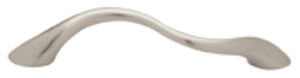 Laurey 15959 Modern Handle, Centers 3-3/4 (96mm), Satin Nickel, Pacifica Series WAVY PULL Laurey 15959 Modern Handle, Centers 3-3/4 (96mm), Satin Nickel, Pacifica Series WAVY PULL