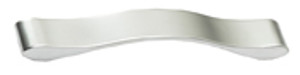MATTE CHROME WAVE PULL, 160 MM C/C MATTE CHROME WAVE PULL, 160 MM C/C