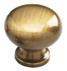 1-1/4" ANTIQUE BRASS KNOB 1-1/4" ANTIQUE BRASS KNOB