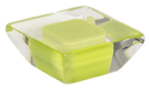KNOB 33MM LIME AND TRANSPARENT KNOB 33MM LIME AND TRANSPARENT
