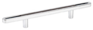 PULL 96MM POLISHED CHROME AND BLACK PULL 96MM POLISHED CHROME AND BLACK
